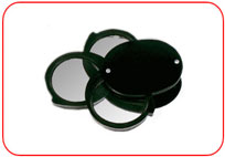 Folding  Magnifiers Plastic Cover Triple Lens