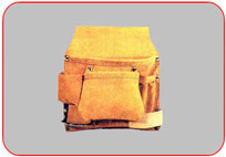 6  Pocket  Split  Leather Carpenter Nail and Tool Bag