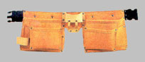 8  Pocket  Professional  Style Split Leather Carpenter Apron