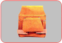 8  Pocket  Split  Leather Carpenter Nail and Tool Bag
